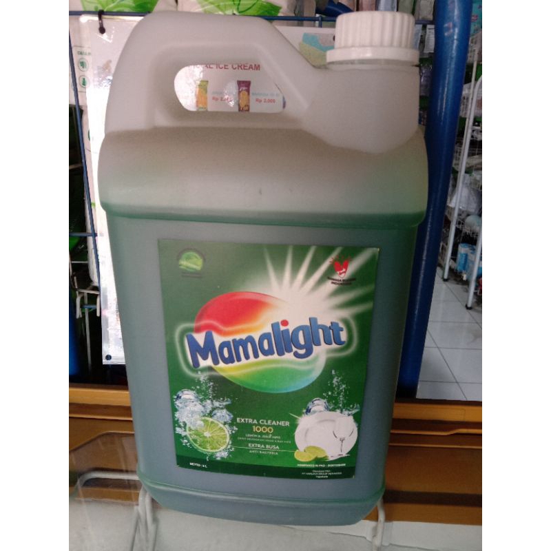 sabun cuci piring mamalight/dialight 5liter