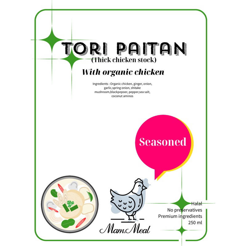 

Tori Paitan (thick chicken stock) by Mam Meal