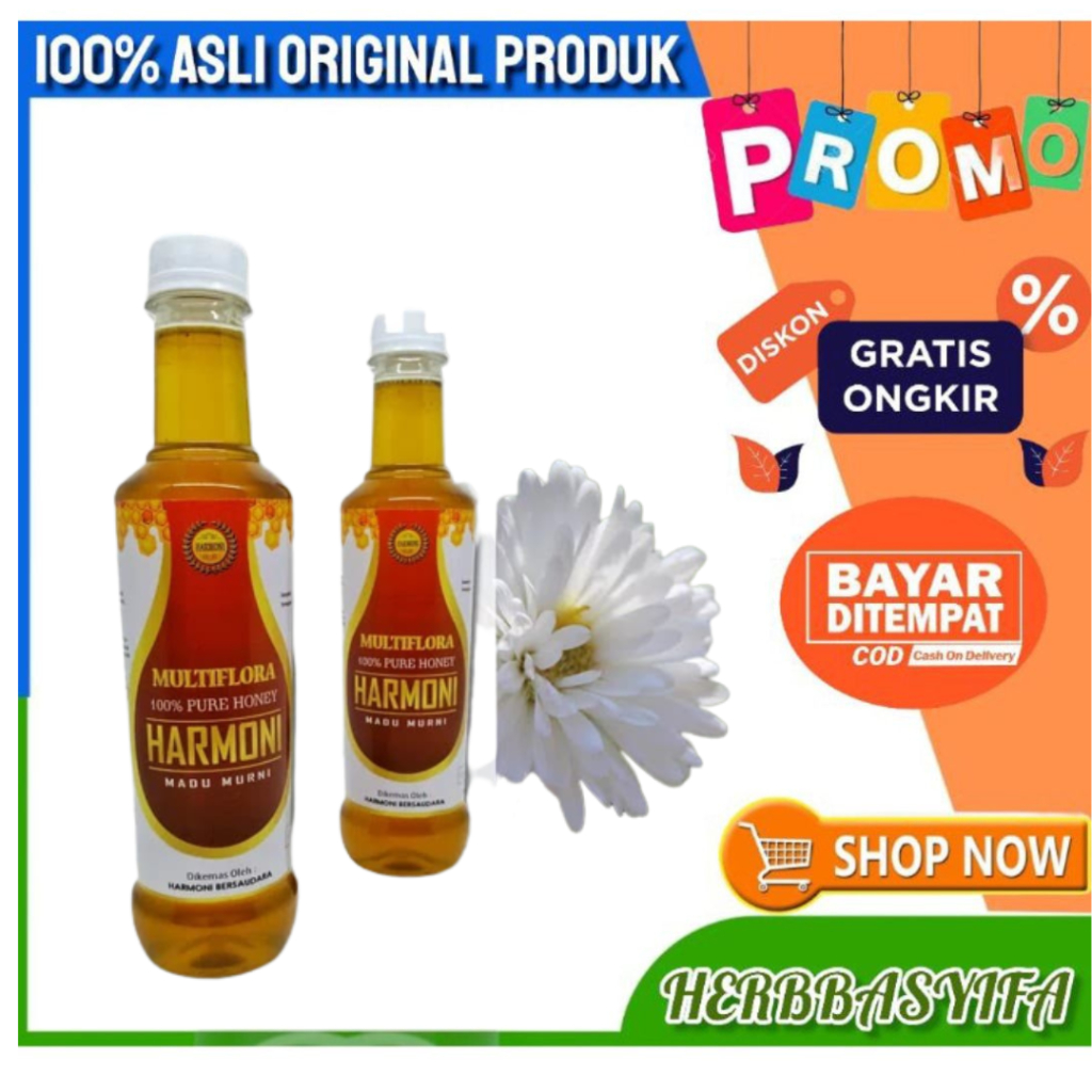 

Madu Murni Manis Multiflora Harmoni Pure Honey Asli Original