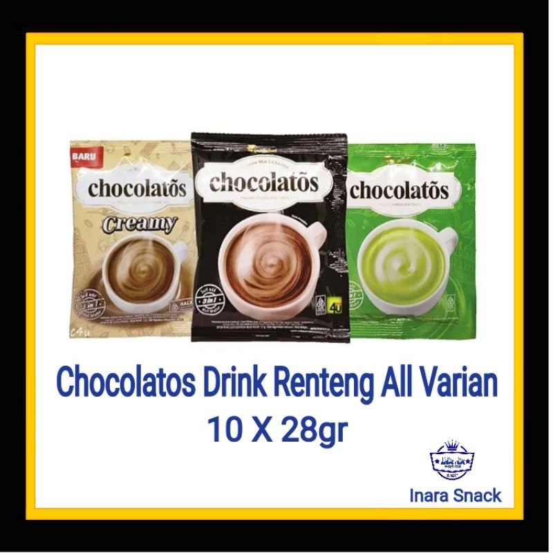 

Chocolatos Renceng all varian isi 10 sachet