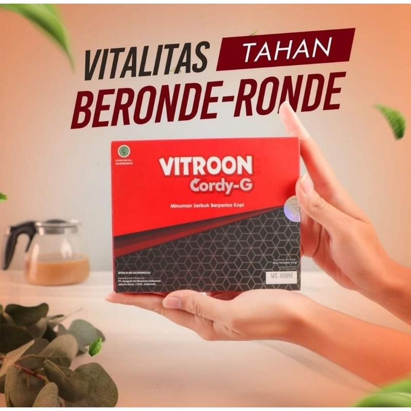 Vitroon Cordy G Minuman Serbuk Penambah Stamina & Vitalitas Pria Dewasa