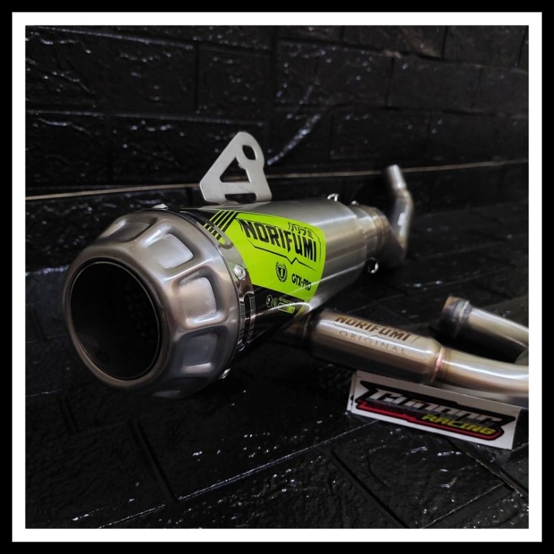 Knalpot Norifumi GTX Pro untuk KLX CRF WR DTRACKER Gantungan PNP