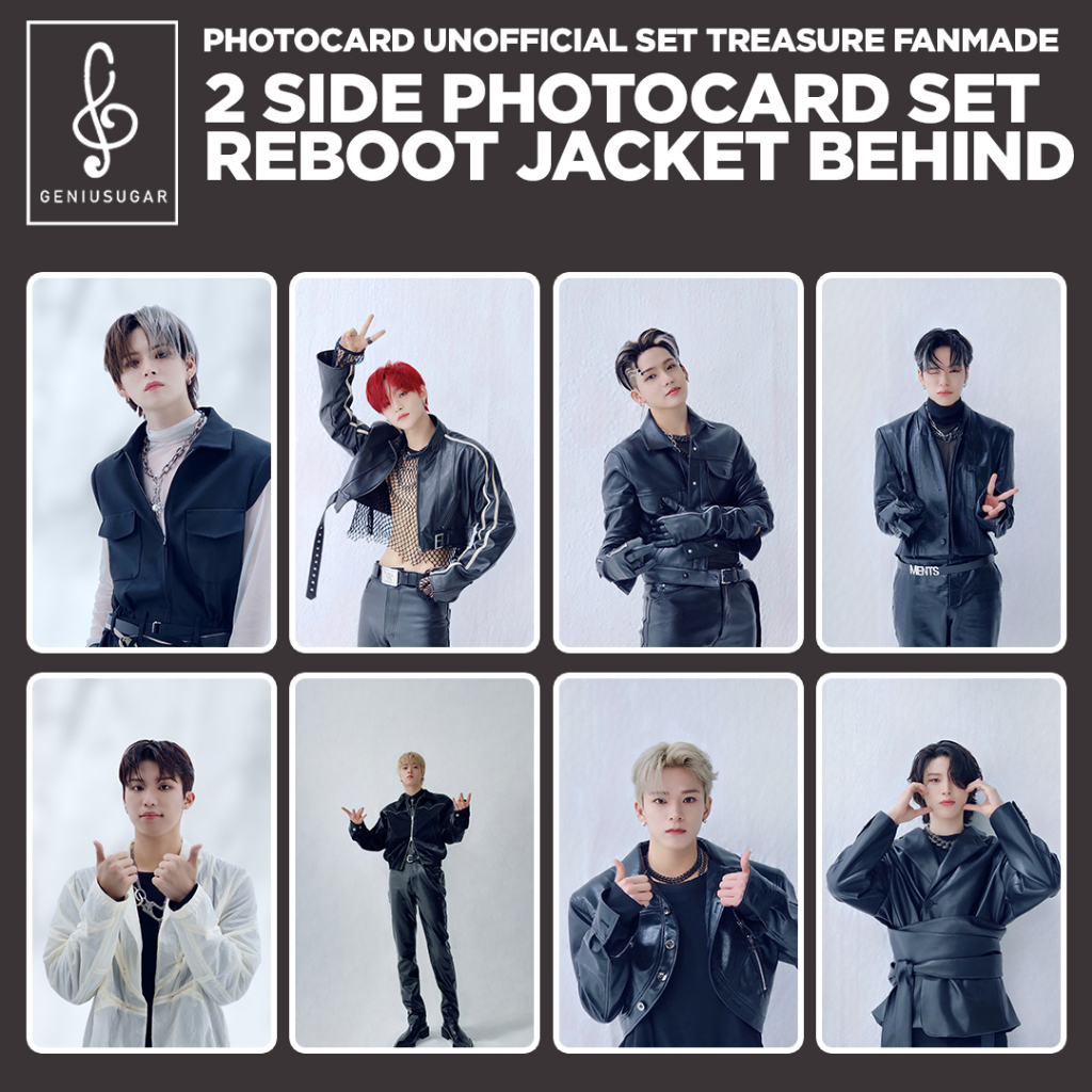 [SET TREASURE] REBOOT JACKET BEHIND PHOTOCARD UNOFFICIAL