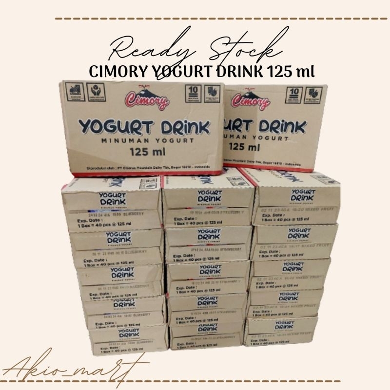 

Cimory Yogurt Drink Minuman Yogurt 125 ml 1 dus / 1 karton isi 40 pcs