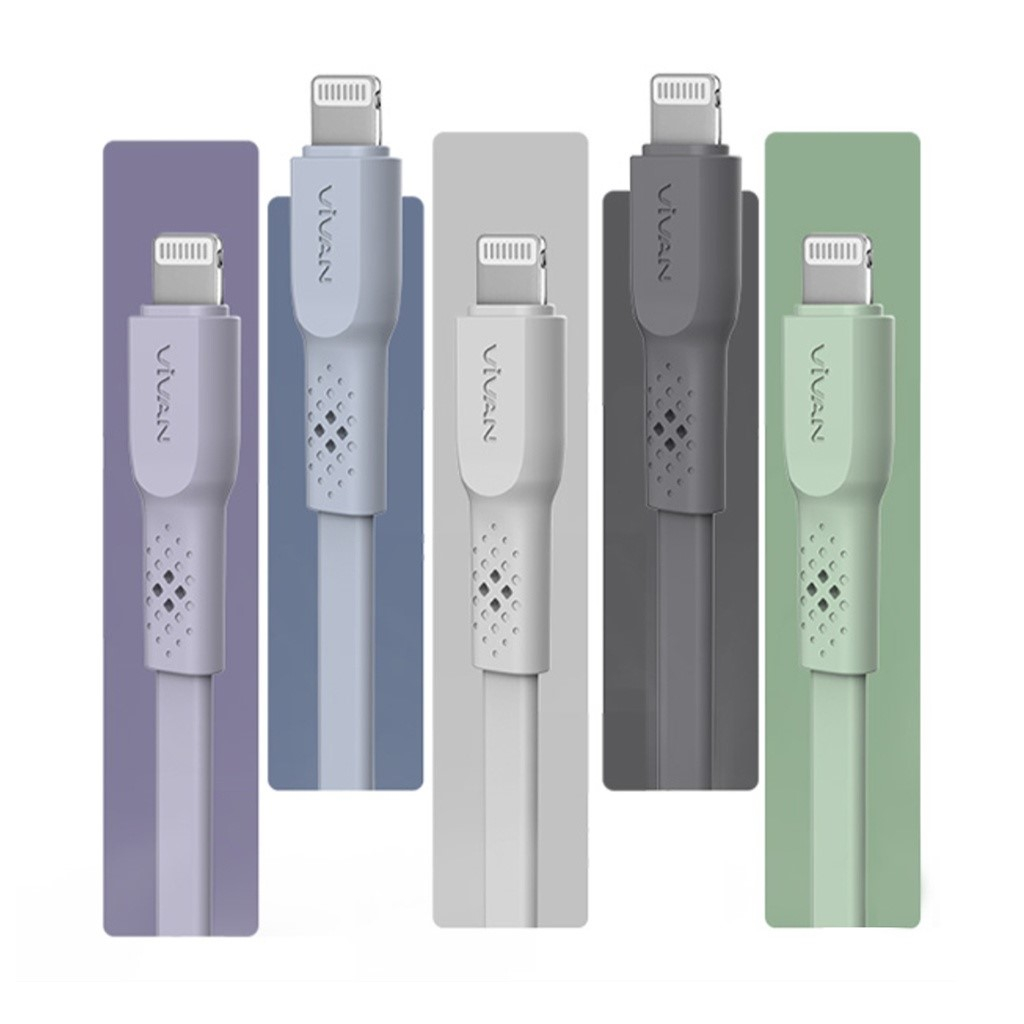 Kabel data iphone vivan fast charging iPhone 5, 6, 7, Iphone 8, X, Xr, Xs max original vivan