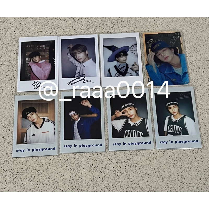 WTS Stray Kids Bang Chan Hyunjin Stay Zone Pola Event Unveil OP 1 3 Hi Stay District 9 Unlock Pola P