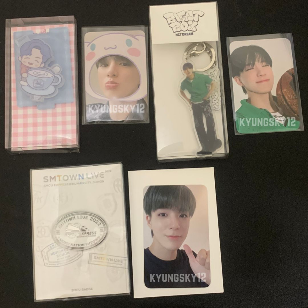 JENO SANRIO ACRYLIC STAND | SMCU BADGE INVITATION SET | ACRYLIC KEYRING BEATBOX