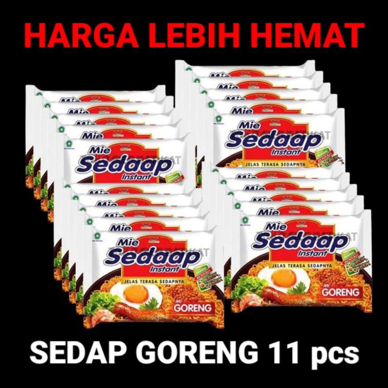 

HARGA LEBIH HEMAT SEDAP GORENG ISI 11pcs