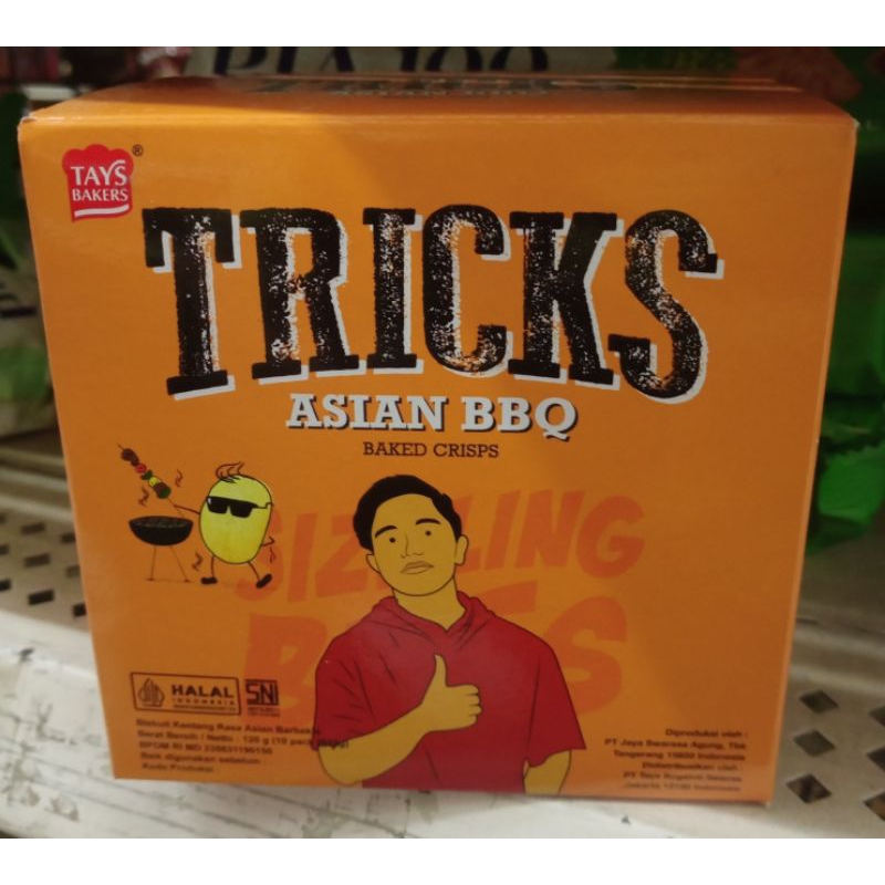 

Tricks Baked Crisps Asian BBQ Isi 10