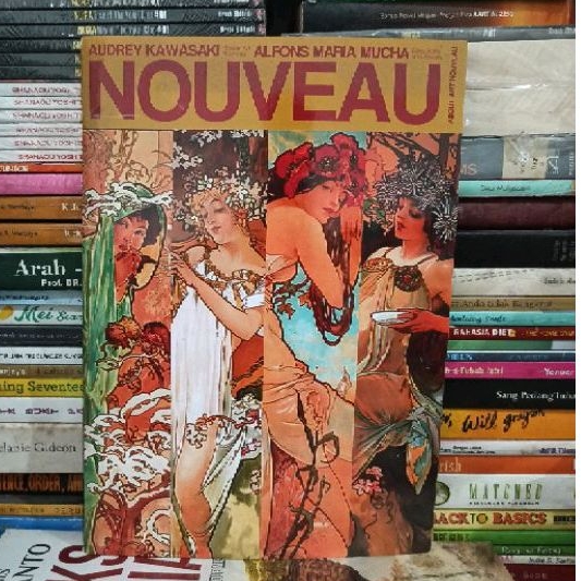 Buku Original NOUVEAU AUDREY KAWASAKI ALFONS MARIA MUCHA ABOUT ART NOUVEAU buku Bekas