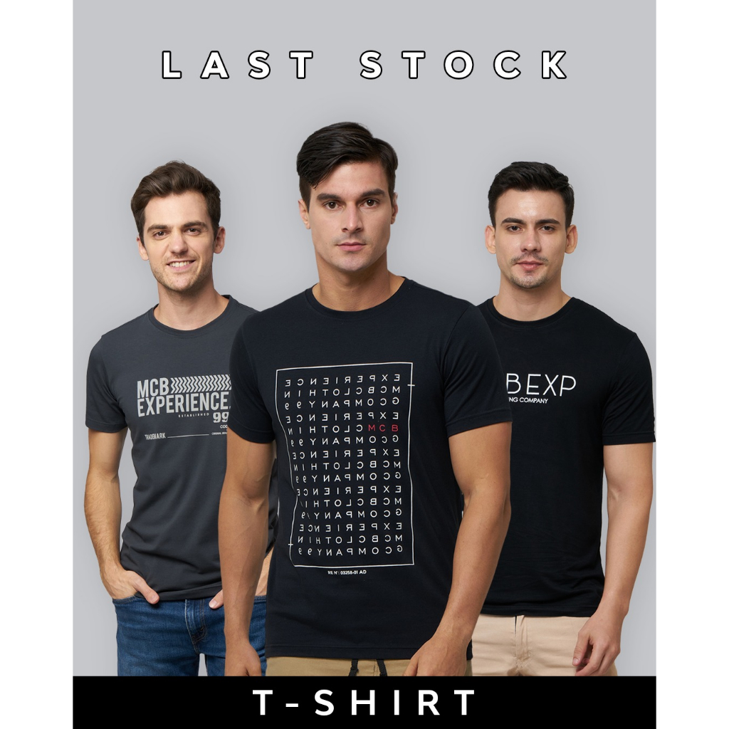 MCB Last Stock T-shirt Man Kaos Pria Motif (Random)