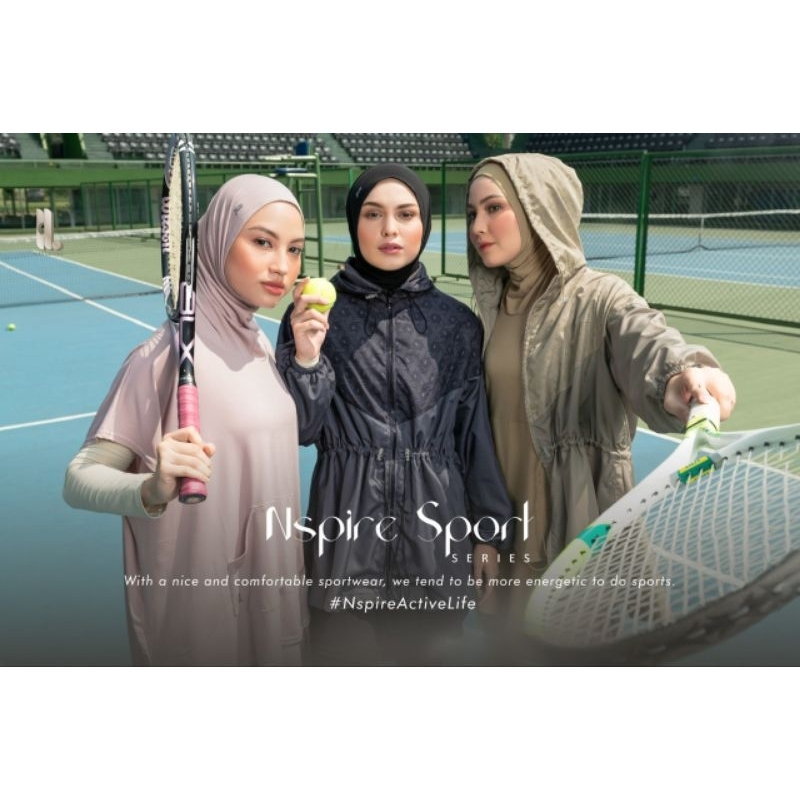 Nspire Sport Series Jacket Vest Legging Hijab By Heylocal