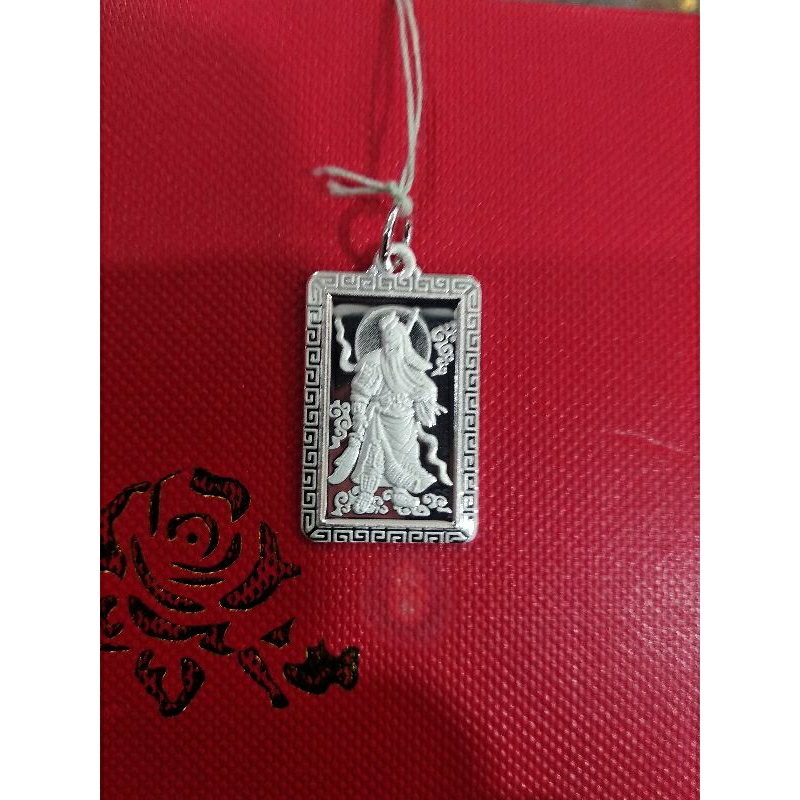 pendant Kwan Gong silver 999