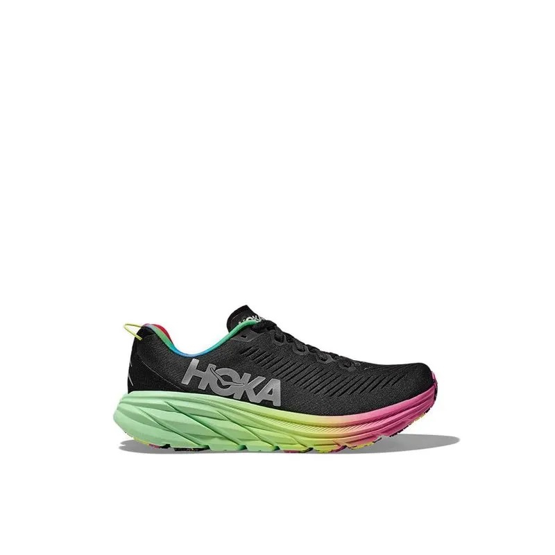Hoka Rincon 3 Women's Running Shoes Black Silver
