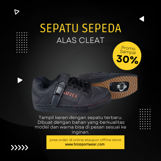 Sepatu sepeda alas cleat MTB ENDURO XC ADVENTURE DWONHILL // sepatu sepeda kulit asli premium