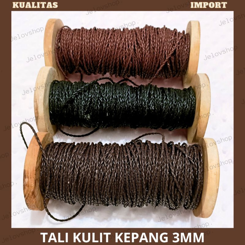 TALI KULIT KEPANG KOREA 3MM/TALI GELANG
