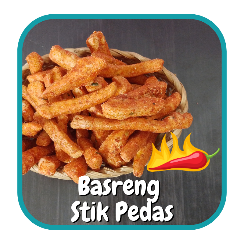 

Basreng Stik Pedas 112 gram