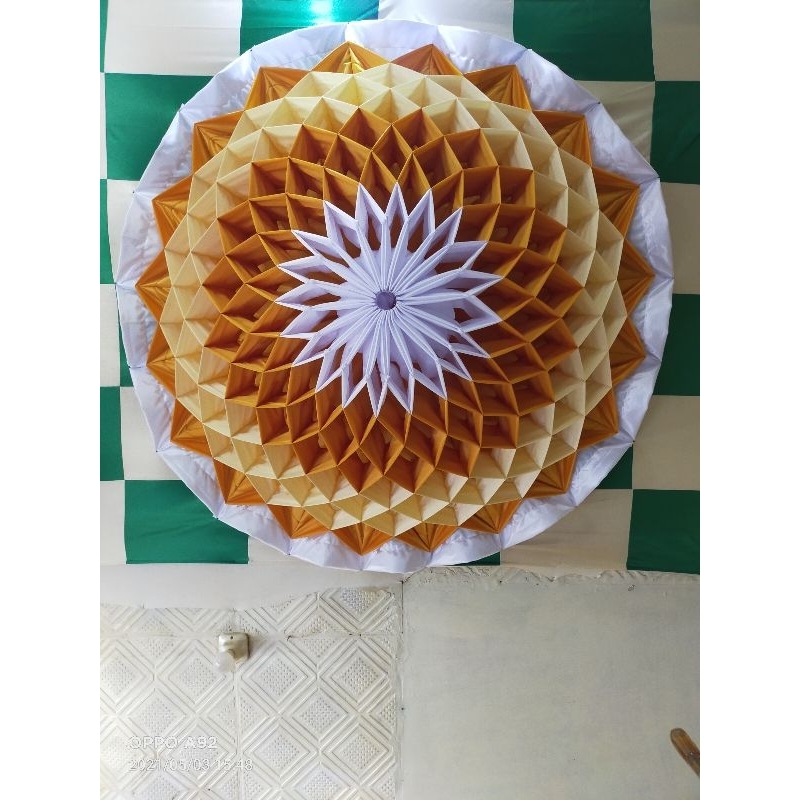 Jantung plafon dekor,,sarang tawon,,hiasan plapon