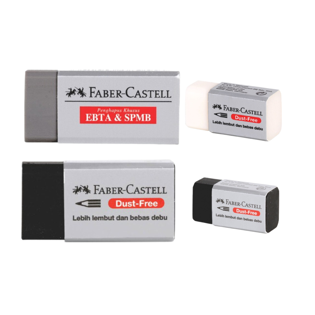 

Faber-Castell Dust - Free Eraser - Stip Penghapus Pensil Ukuran Kecil/Medium Satuan
