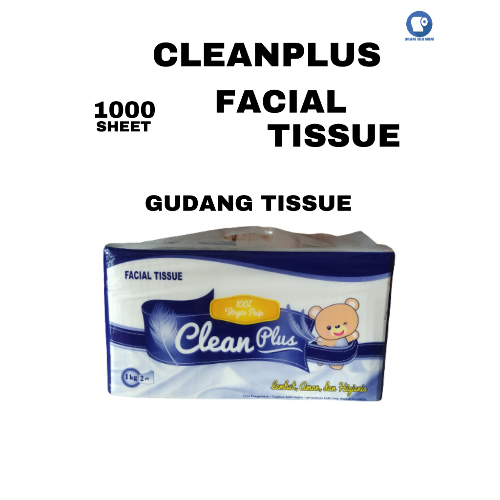 Tisu cleanplus 1kg - tisu wajah - tisu murah kemasaan 1 kg