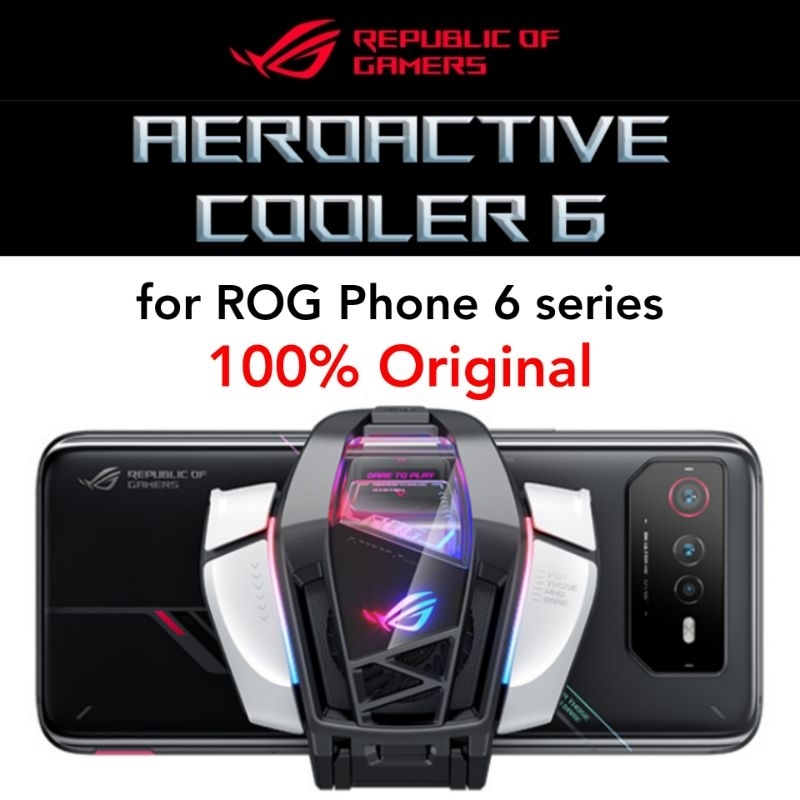 Asus ROG AeroActive Cooler 6 Fan Original Kipas for ROG Phone 6 Ultimate Diablo Batman 6s Pro