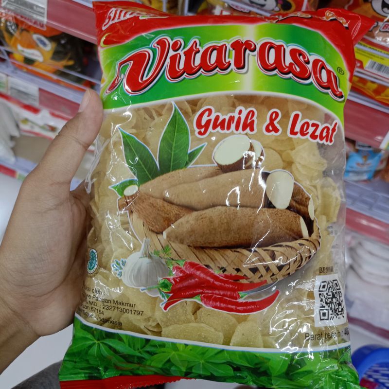 

Vita Rasa Ceriping Pedas Kerupuk Mentah 200gr 400gr