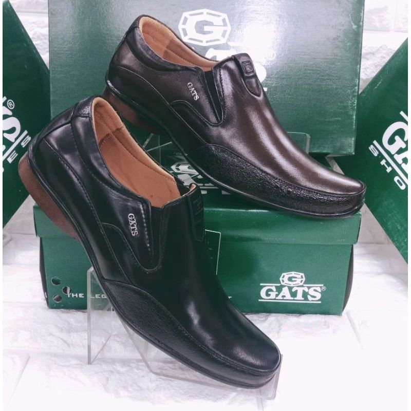 SEPATU KULIT GATS ZU 0002 100% ORIGINAL
