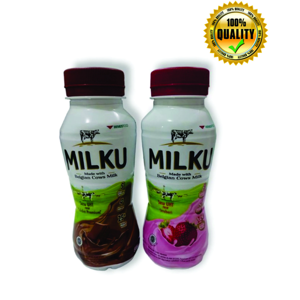 

Milku Susu UHT Coklat Strawberry 200 ml / Milku Susu Coklat Strawbery