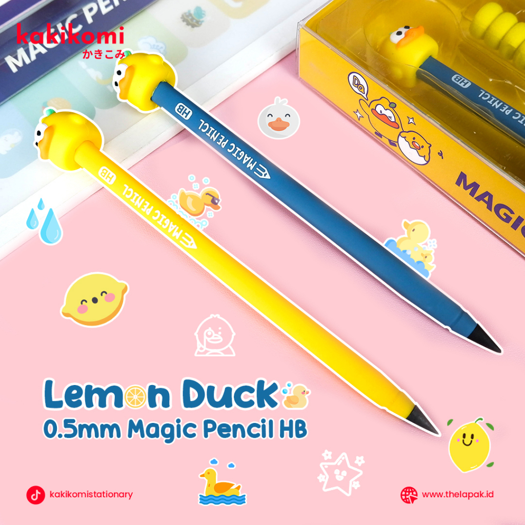 

Pensil Ajaib Languo Lemon Duck Series HB Magic Pencil