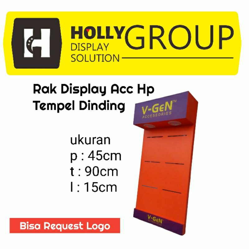 rak accesories hp tempel dinding / rak asesoris hp / rak hp