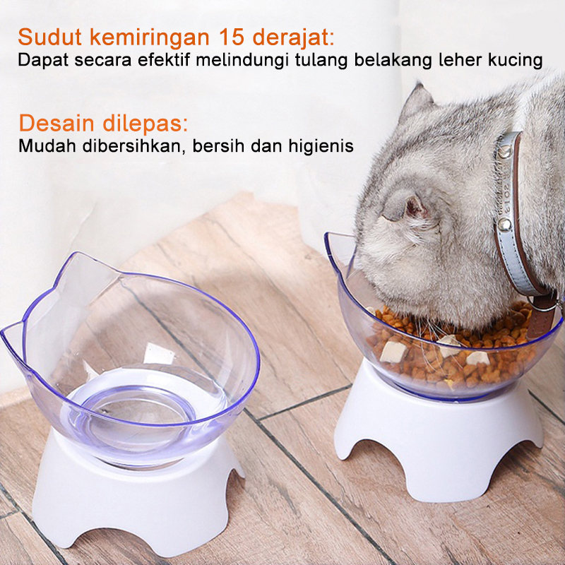 Mangkok Kucing Anjing Tempat Makan Kucing Anjing Lucu | Single Pet Bowl | Tempat Makan Hewan Motif