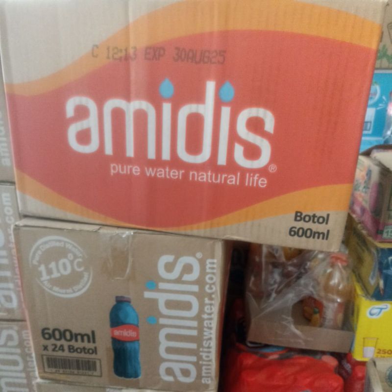 

Air Mineral Dalam Kemasan Botol AMIDIS 600 ML - 1 dus isi 24 Botol
