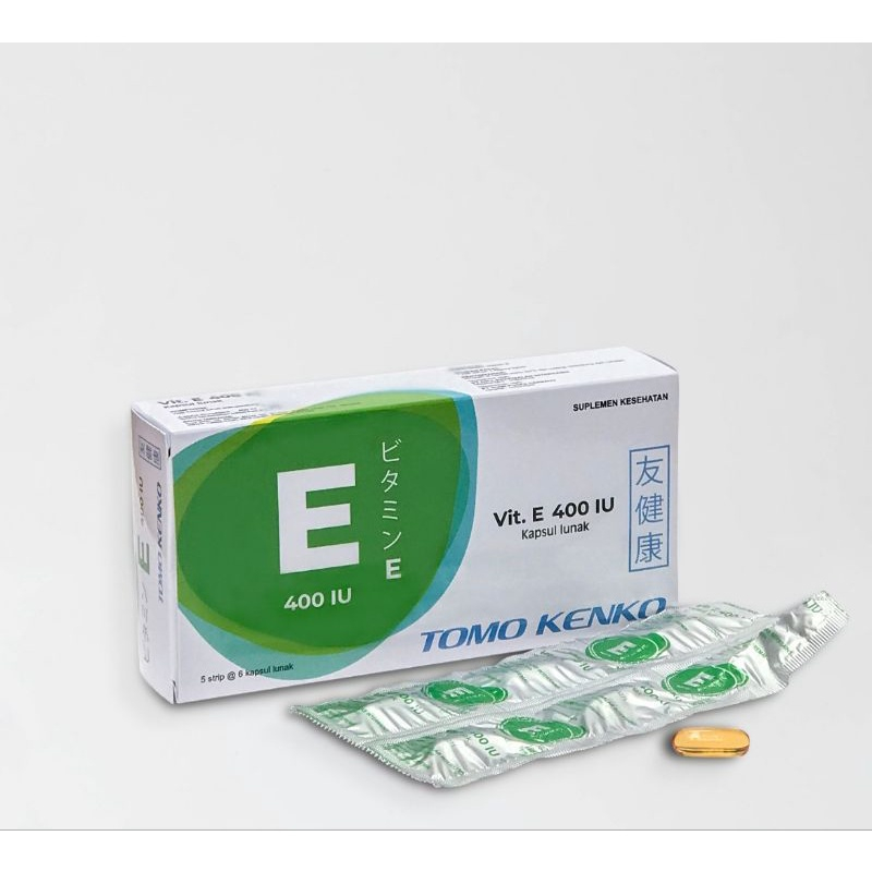 TOMO KENKO Vitamin E 400 IU /  TOMO KENKO  E 400 IU per strip