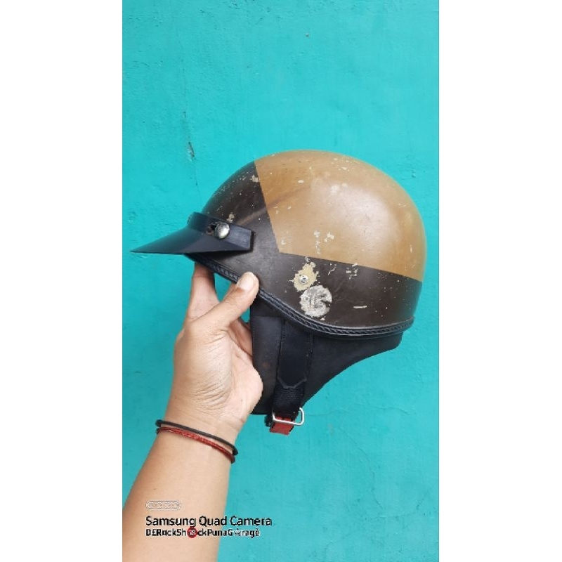 Helm Jadul Helm klasik helm vespa helm retro helm Chips Original