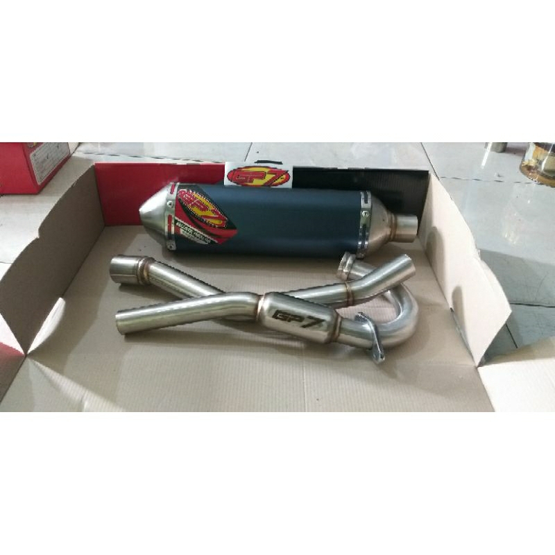 knalpot GP7 KLX D Tracker Ballistic Predator