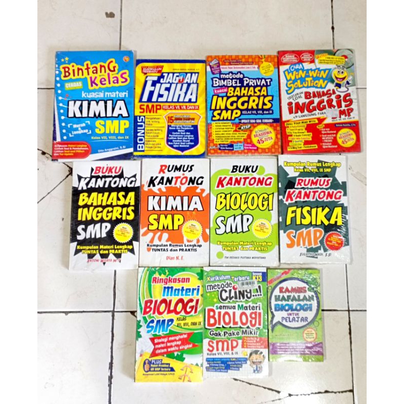 OBRAL BUKU SOAL SOAL SMP // RINGKASAN SMP // PEMBAHASAN SMP // PELAJARAN SMP // MATEMATIKA // IPA //