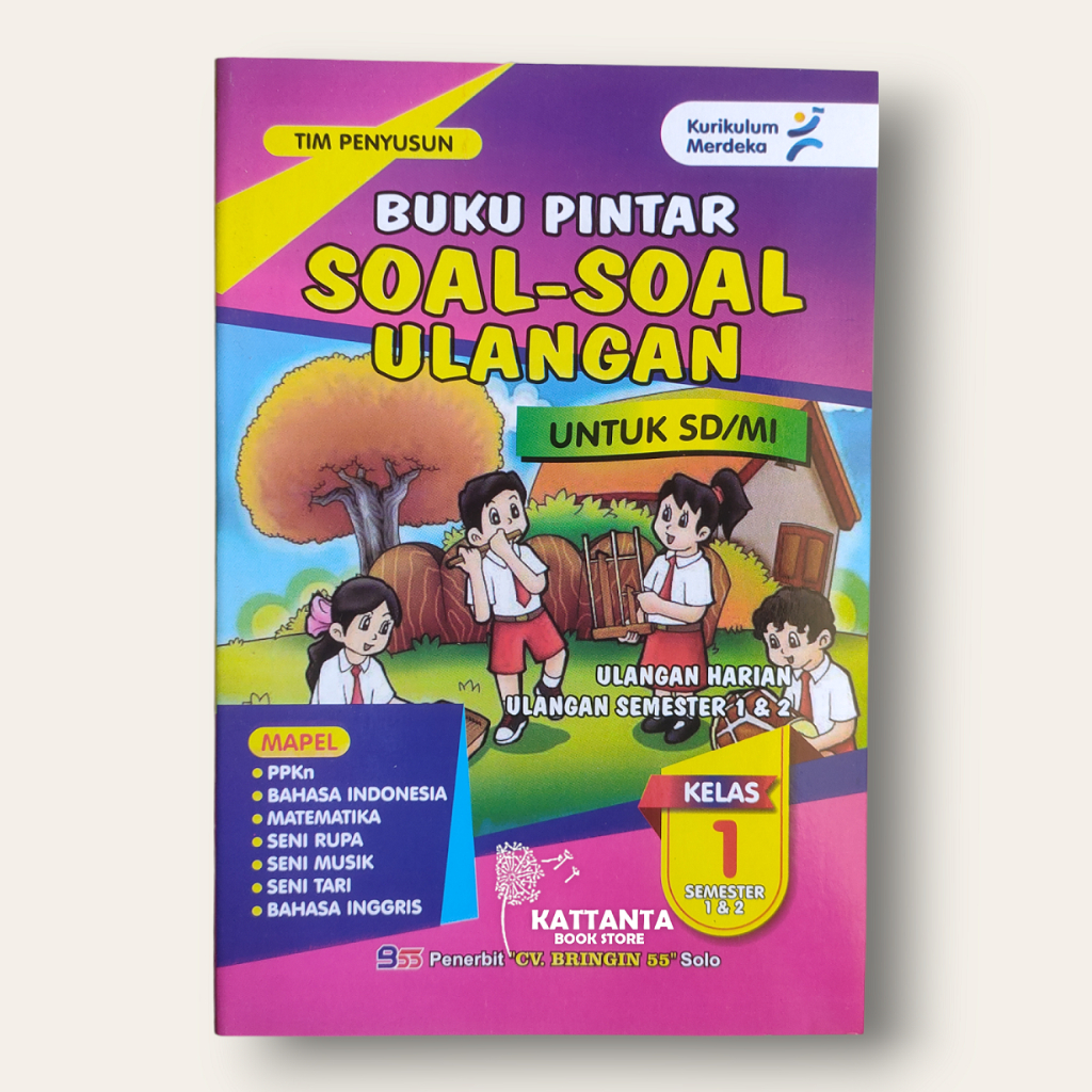 BUKU SD - PINTAR SOAL SOAL ULANGAN KELAS 1 KURIKULUM MERDEKA