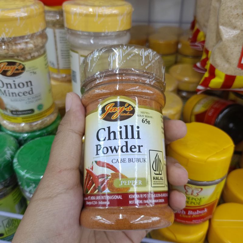 

Jay's Chilli Powder Jays Cabe Bubuk 65gr