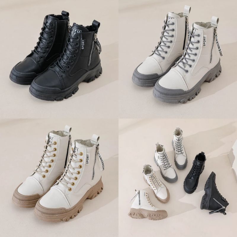 Luxus Jihyo Sepatu Sneakers Wanita Boots - Lx2117
