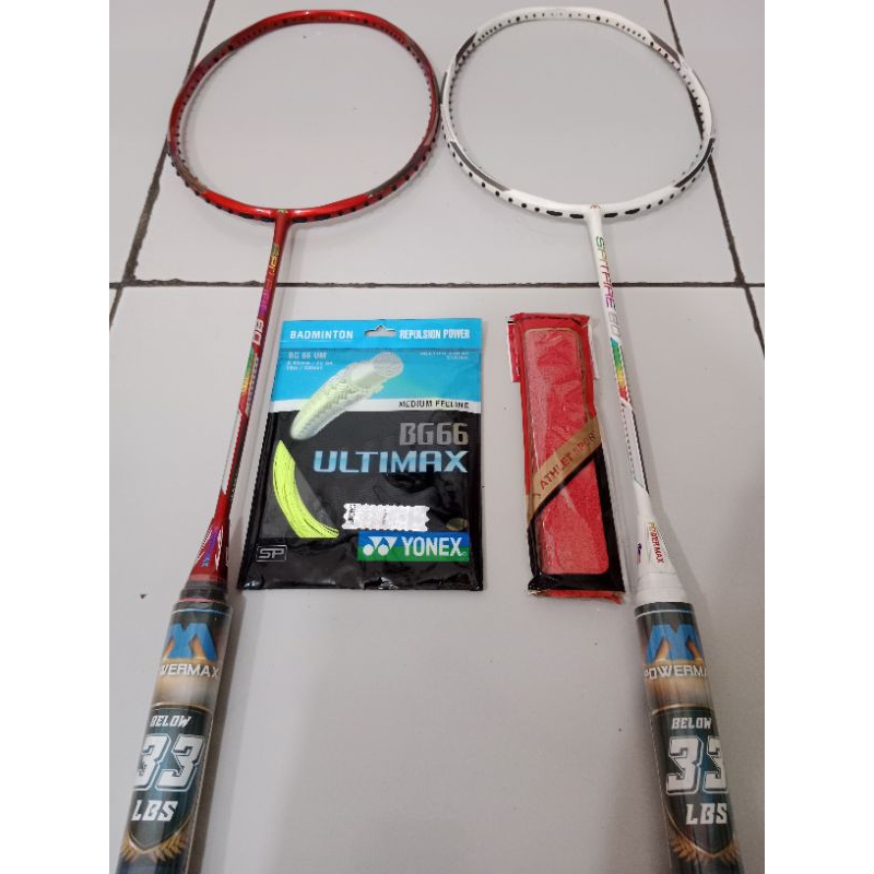 RAKET BADMINTON POWER MAX SPITFIRE 80 33LBS