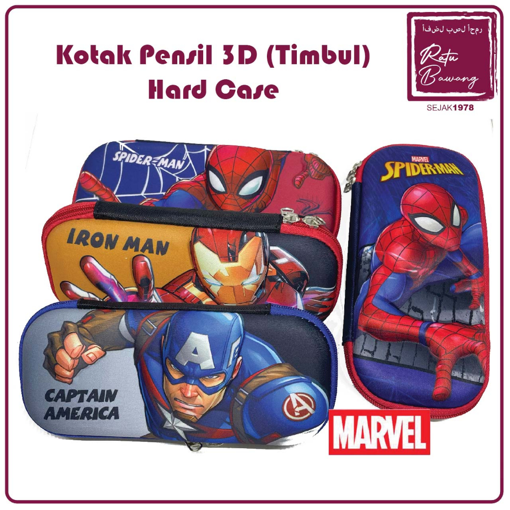 

Kotak Pensil Anak sekolah 3D Tempat pensil cowok laki motif DINO ASTRONOT UNICORN cewek perempuan