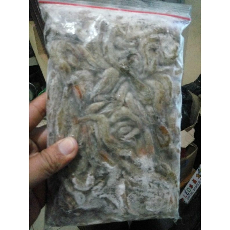 udang api beku 500 gram/udang api beku pakan arwana-sedeng