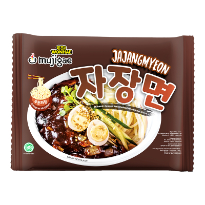 Mujigae Jajangmyeon 265 g / Mie khas Korea Halal