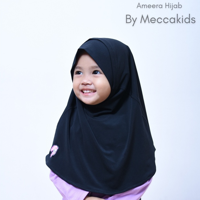 Ameera hijab instan - Hitam