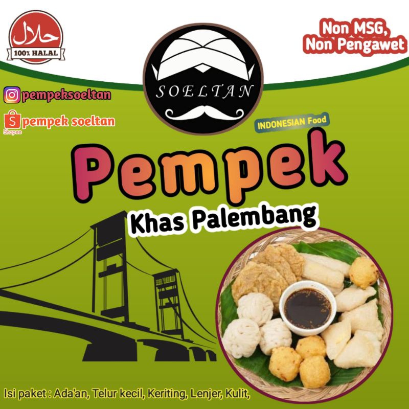 

Pempek Palembang pempek palembang asli pempek paket campur 30PCS + cuka 300 gram