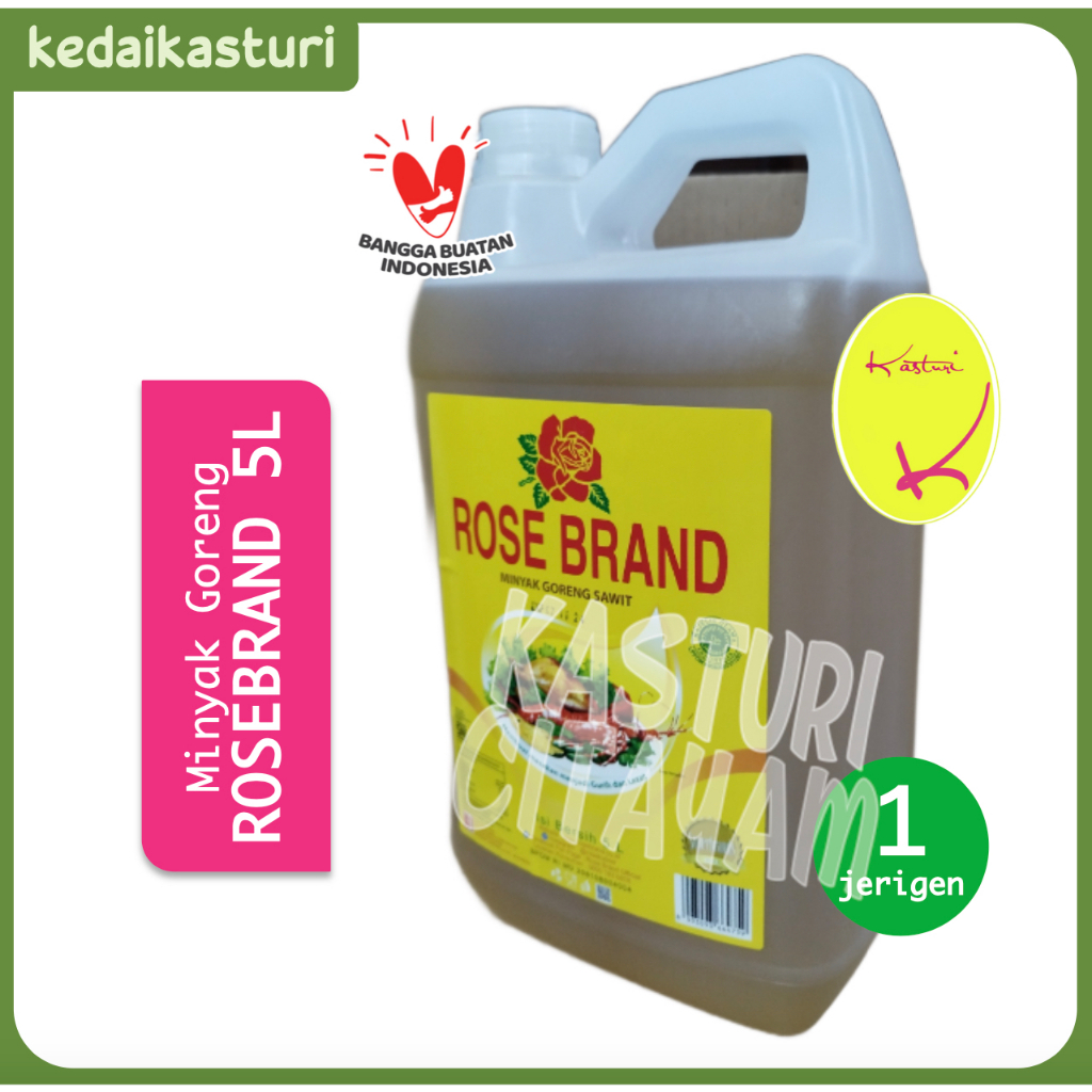 

Rose Brand 5 Liter Minyak Goreng Berkualitas Tinggi