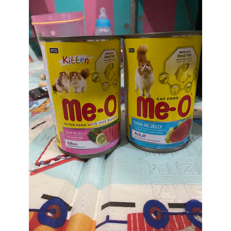 Meo Kaleng Makanan Kucing - Meo Wetfood kaleng 400 gram