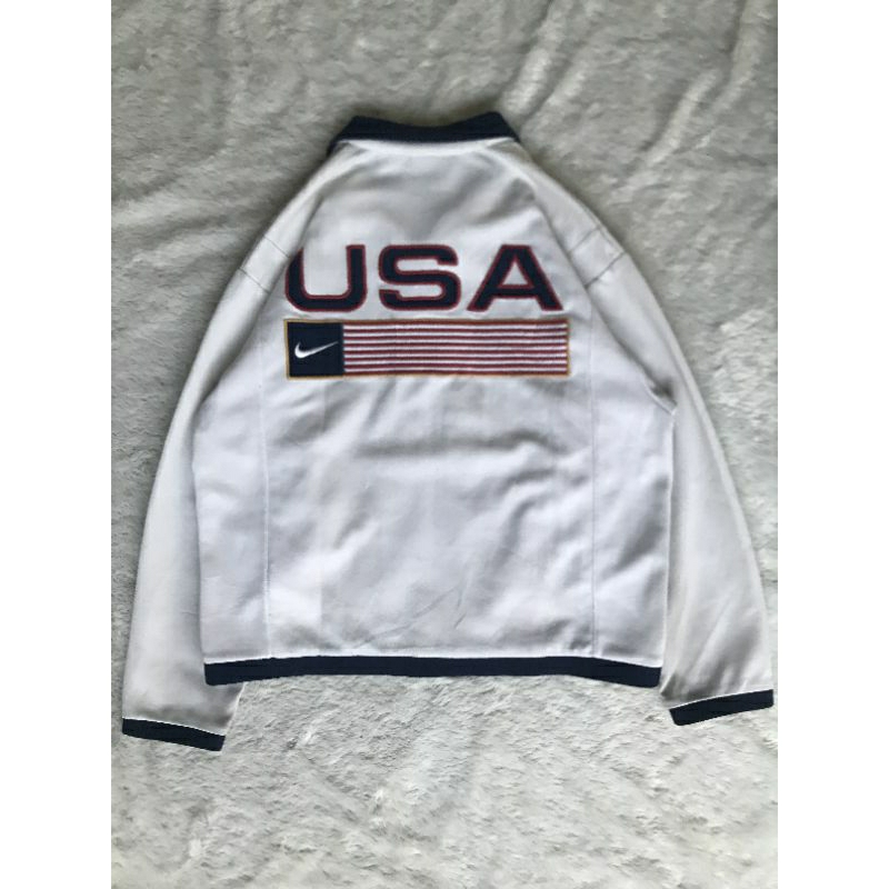 jacket Nike vintage usa flag bordir