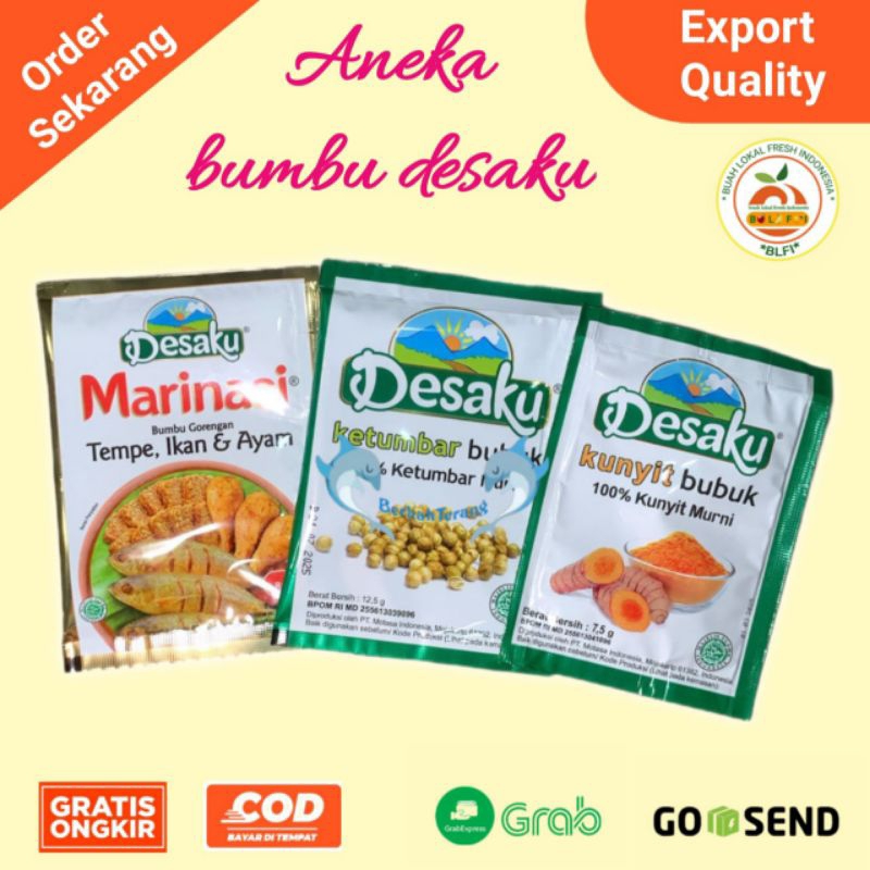 

ANEKA BUMBU INSTAN DESAKU SATU SACHET ( 15gr )