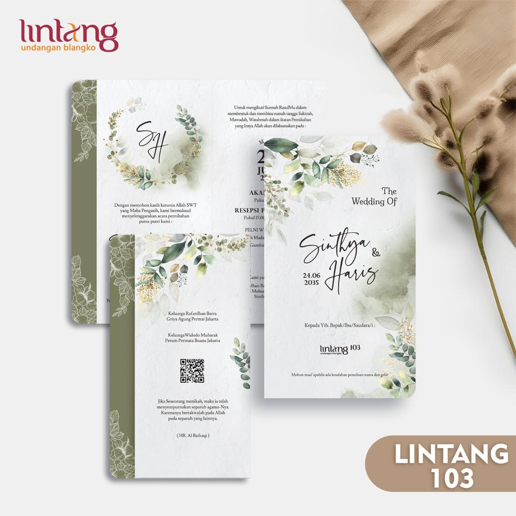 Kertas Blangko Undangan Lintang 103 Murah